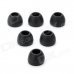 Replacement Silicone Ear Buds for In-Ear Earphones - Black (M-Size/6-Pack) Replacement Silicone Ear Buds for In-Ear Earphones - Black (M-Size/6-Pack)