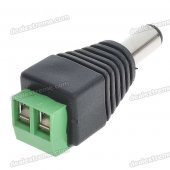 5.5 x 2.1mm CCTV DC Power Connectors (10-Pack)