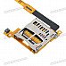 Repair Parts Replacement SD Card Slot Socket with Ribbon Cable for NDSi