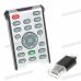 Wireless Multimedia Infrared IR Remote Controller with USB Receiver for PC/Laptop (1*CR2025) Wireless Multimedia Infrared IR Remote Controller with USB Receiver for PC/Laptop (1*CR2025)