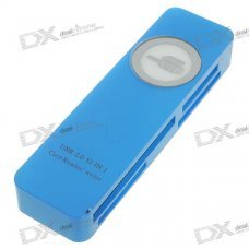 All-in-One USB 2.0 SD/MiniSD/MMC/Micro MMC/TF/MicroSD/MS/MS DUO/XD Card Reader All-in-One USB 2.0 SD/MiniSD/MMC/Micro MMC/TF/MicroSD/MS/MS DUO/XD Card Reader