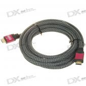Gold Plated 1080P HDMI 19-Pin V1.4 M-M Connection Cable (5M-Length)
