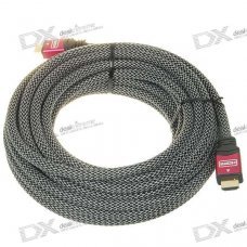 Gold Plated 1080P HDMI 19-Pin V1.4 M-M Connection Cable (10M-Length) Gold Plated 1080P HDMI 19-Pin V1.4 M-M Connection Cable (10M-Length)