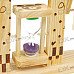 Stylish Wood Ferris Wheel Windmill Music Box with Funnel (Bear)