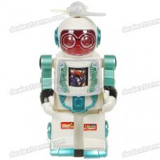 Electronic Intelligent Talking Robot - White + Blue (3*AA) Electronic Intelligent Talking Robot - White + Blue (3*AA)