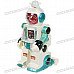 Electronic Intelligent Talking Robot - White + Blue (3*AA) Electronic Intelligent Talking Robot - White + Blue (3*AA)