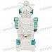 Electronic Intelligent Talking Robot - White + Blue (3*AA) Electronic Intelligent Talking Robot - White + Blue (3*AA)