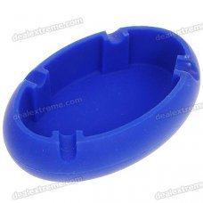 Cute Silicone Rubber Ashtray - Blue