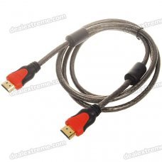 Gold Plated 1080P HDMI V1.4 Male to Male Connection Cable (1.8M-Length) Gold Plated 1080P HDMI V1.4 Male to Male Connection Cable (1.8M-Length)