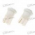 T10 0.2W*2 20-Lumen 1*5050 SMD LED Car White Light Bulbs (Pair/DC 12V)