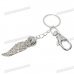 Copper + Crystal Crown Hollow Out Keychain - Silver