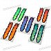 Small Fire Cloud Figure Car Stickers - Multi Color (10-Pair Pack)