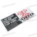 Zero 1000 Top Fuel Figure Car Sticker