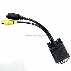 PC VGA Video Out Adapter (VGA to S-Video + Composite) PC VGA Video Out Adapter (VGA to S-Video + Composite)