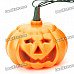 Halloween 12-Pumpkin Style Yellow Flashing String Lights - 260cm (220V)