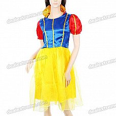 Beautiful Cosplay Party Snow White Clothing Dress Suit Costume (160cm)