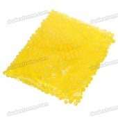 7~9mm Foam Pellets Doll Toy Filler - Yellow (10-Bag)