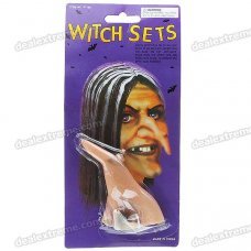 Scary Cosplay Witch Noses (6-Piece)