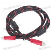 Gold Plated 1080P HDMI V1.3 Male to Male Shielded Connection Cable (1.8M-Length)