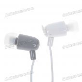 Angel & Demon In-Ear Earphone with Cute Cable Smart Wrap - Grey + White (3.5mm Jack/110CM-Cable)