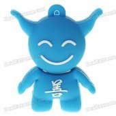 Cute Cartoon Villain Figure Style USB Flash/Jump Drive - Blue (4GB)