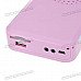 1.5" LCD Portable Rechargeable Battery Power MP3 Music Speaker with FM/SD/USB (Pink) 1.5" LCD Portable Rechargeable Battery Power MP3 Music Speaker with FM/SD/USB (Pink)
