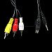 PC to TV Cable (S-Video + 3.5mm to Composite AV) 5 ft PC to TV Cable (S-Video + 3.5mm to Composite AV) 5 ft