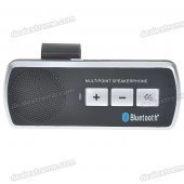 Bluetooth V2.1+EDR Sun Visor Mount Caller ID Handsfree Car Kit (16-Hour Talk/1000-Hour Standby)