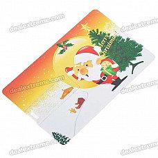 Credit Card Style USB Flash/Jump Drive - Santa Claus (2GB)