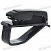Car Vehicle Sun Visor Clip Sunglasses/Eyeglass Holder - Black