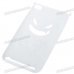Protective Silicone Evil Style Back Case for Ipod Touch 4 - White