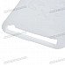Protective Silicone Evil Style Back Case for Ipod Touch 4 - White