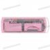 Compact All-in-One Mini USB 2.0 MS/M2/Mini SD/TF/SD/MMC Card Reader (Translucent Pink)