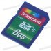 Genuine Transcend SDHC SD Memory Card - 8GB (Class 4)