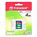 Genuine Transcend SDHC SD Memory Card - 4GB (Class 4)