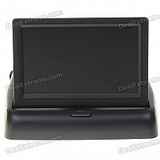 ET-438 Foldable 4.3" TFT LCD Digital Monitor for Vehicle Parking Reverse Camera (NTSC/PAL 12V DC) ET-438 Foldable 4.3" TFT LCD Digital Monitor for Vehicle Parking Reverse Camera (NTSC/PAL 12V DC)