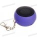 Ultra Mini Hamburger USB Rechargeable Portable Speaker Keychain - Purple (3.5mm Jack) Ultra Mini Hamburger USB Rechargeable Portable Speaker Keychain - Purple (3.5mm Jack)