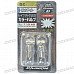 0.5W 12V 56-Lumen 7x3528 SMD LED Car White Light Bulb (Pair)