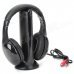 5-in-1 Wireless FM Radio Headset with Transmitter Base Station + Remote Monitoring 5-in-1 Wireless FM Radio Headset with Transmitter Base Station + Remote Monitoring