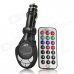 1.0" LCD Car MP3 Player FM Transmitter with IR Remote Controller - Black (2.5mm Audio/SD/USB/DC12V) 1.0" LCD Car MP3 Player FM Transmitter with IR Remote Controller - Black (2.5mm Audio/SD/USB/DC12V)