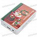 Santa Claus Figure Card Style Portable Rechargeable Battery Power MP3 Music Speaker with SD/USB Santa Claus Figure Card Style Portable Rechargeable Battery Power MP3 Music Speaker with SD/USB