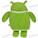 Cute Android Robot Soft Plush Doll - Green