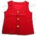 Cosplay One Piece Luffy Costume Vest + Pants (Size-S/100~120cm)
