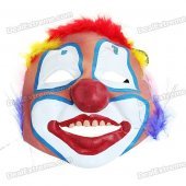 Funny Soft Rubber Clown Style Mask (Hair Color Assorted)