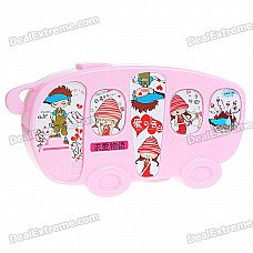 Multi Function Cute Bus Style Coin Bank with Photo Frame (Color Assorted)