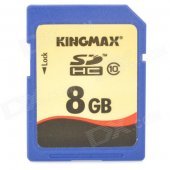 Genuine KINGMAX SDHC Memory Card - 8GB (Class 10)