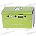 Rechargeable Portable 1.3" LCD TF/USB MP3 Music Speaker with FM Radio - Green (3.5mm Jack) Rechargeable Portable 1.3" LCD TF/USB MP3 Music Speaker with FM Radio - Green (3.5mm Jack)