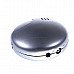 Metal Saucer Butane Lighter (Silver)
