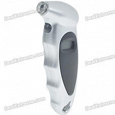 Portable Handheld 0.8" LCD Digital Tire Pressure Gauge - Silver + Black (1*CR2032 + 3*AG13) Portable Handheld 0.8" LCD Digital Tire Pressure Gauge - Silver + Black (1*CR2032 + 3*AG13)