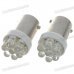 BA9S 0.25W 7-LED 6500K 30-Lumen White Light Bulbs for Car (DC 12V/Pair) BA9S 0.25W 7-LED 6500K 30-Lumen White Light Bulbs for Car (DC 12V/Pair)